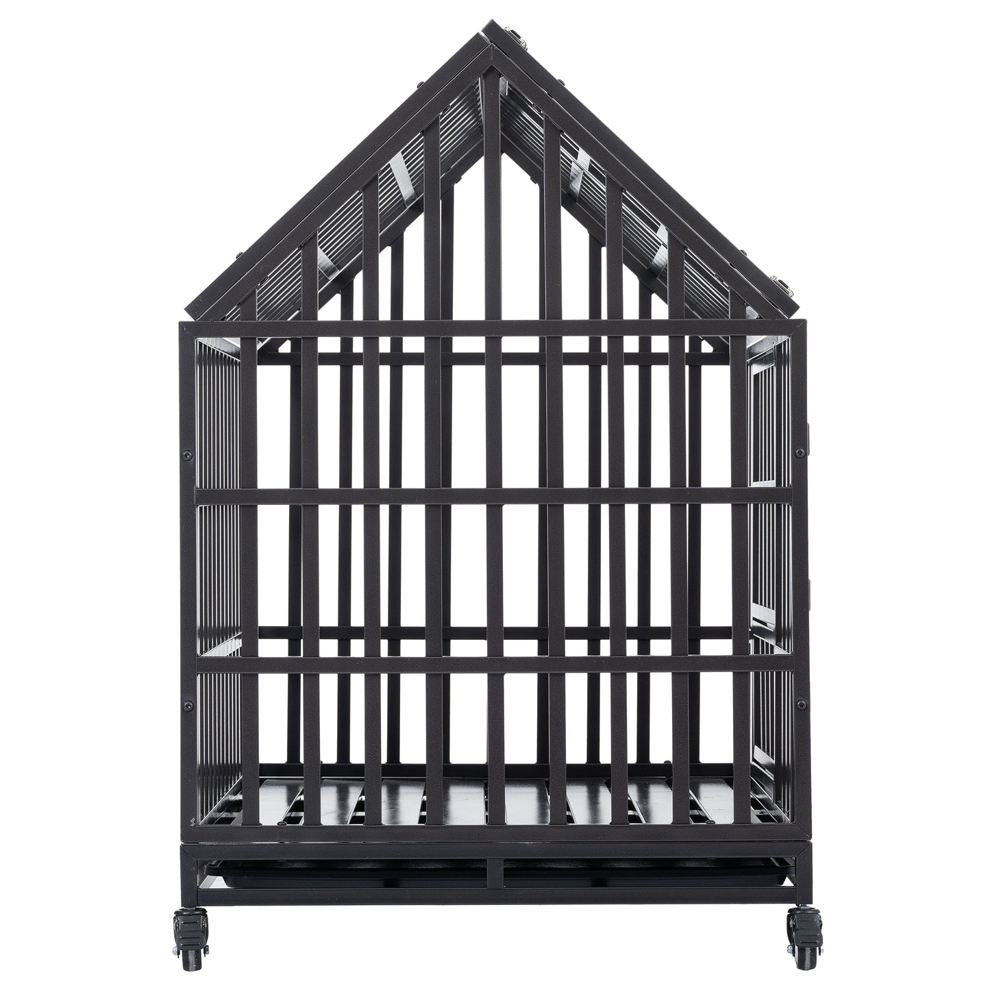 Heavy Duty Dog Cage  pet Crate with Roof