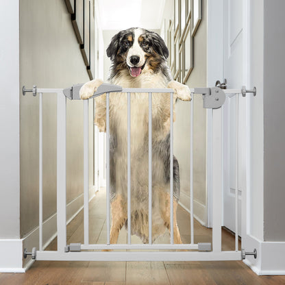 Easy Assembly Pet Gate Safety Gate Durability Dog Gate For House, Stairs, Doorways, Fits Openings 29.5&quot; to 32&quot;